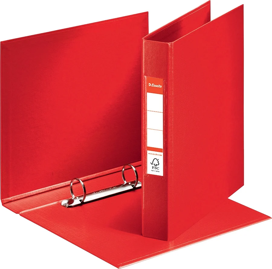 Caiet mecanic VIVIDA, PP/PP, partial reciclat, certificare FSC, A5, mecanism 2RR, inel 25 mm, Esselte – imaginea 2