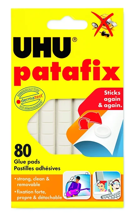 Pastile adezive repozitionabile 80 bucati Patafix UHU