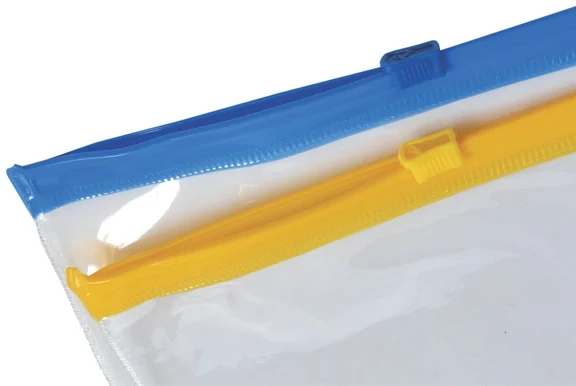 Pungi plastic ziplock, 297 x 210 mm, transparent, diverse culori, Centrum