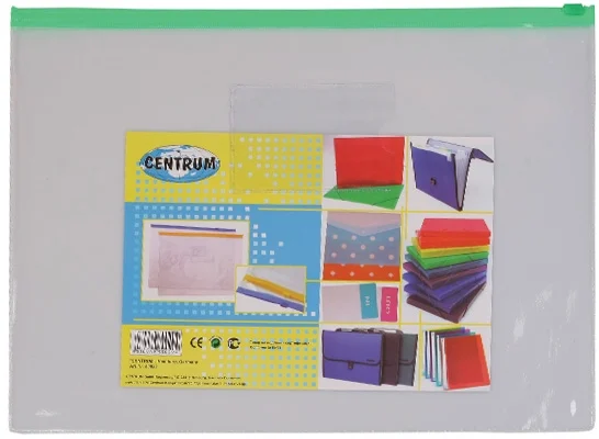 Pungi plastic ziplock, 297 x 210 mm, transparent, diverse culori, Centrum – imaginea 2