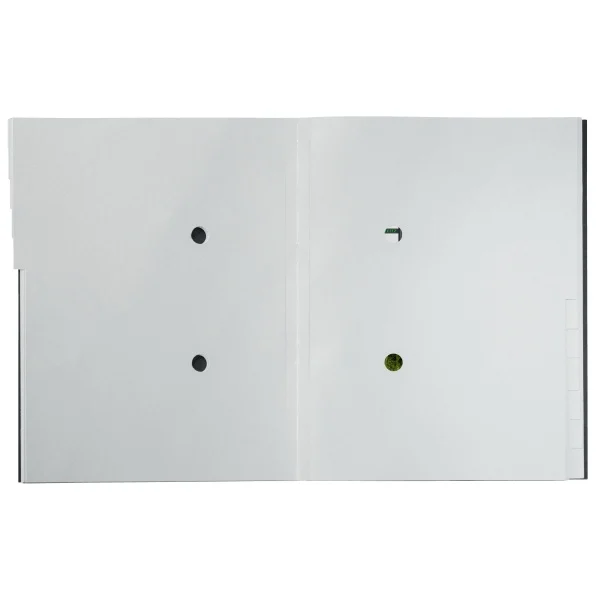 Mapa cu separatoare Leitz Recycle, carton, 100% reciclat, certificare Blue Angel, reciclabil, A4, 12 separatoare, negru – imaginea 3