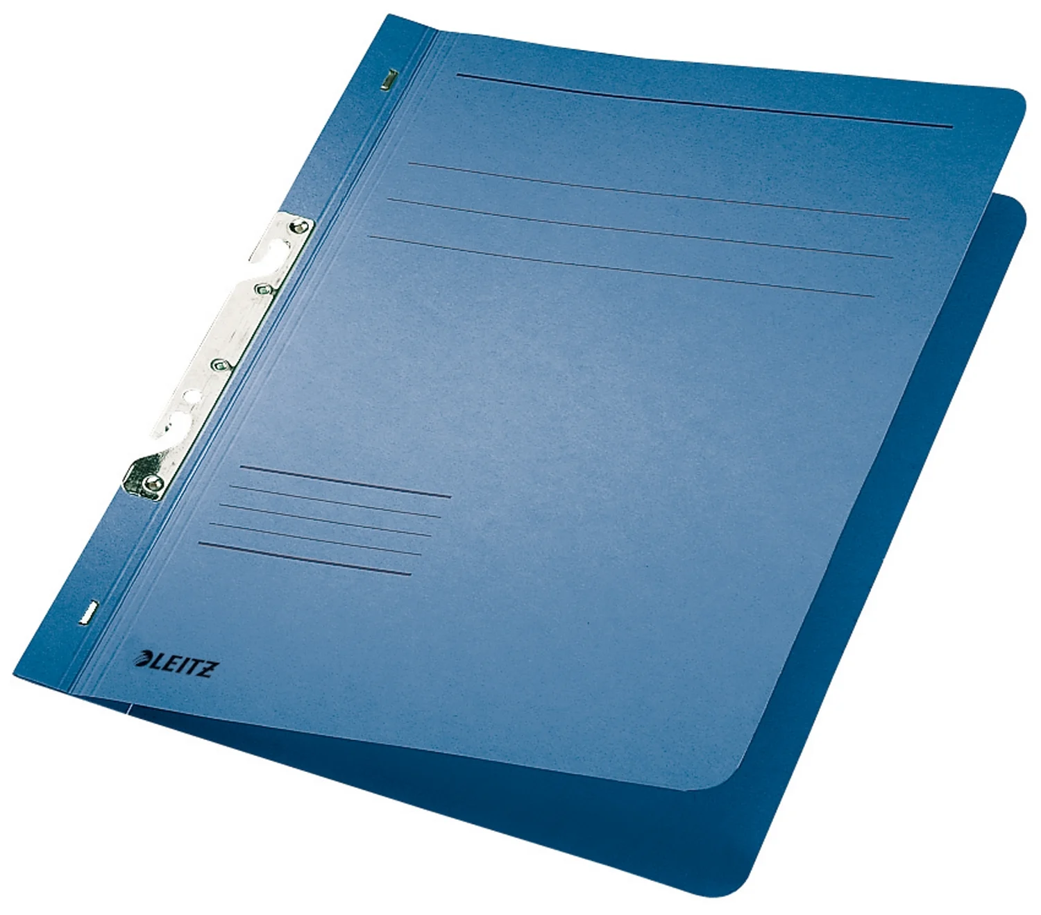 Dosar pentru incopciat, 1/1, carton, 100% reciclat, certificare Blue Angel, A4, incopciat, 170 coli, Leitz – imaginea 2
