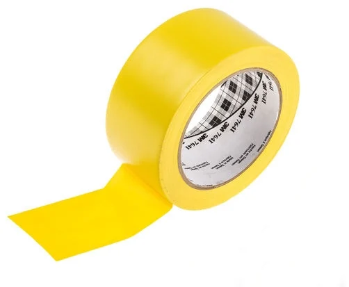 Cutie 24 bucati banda de marcat locatie 50 mm x 33 m galben 3M – imaginea 2