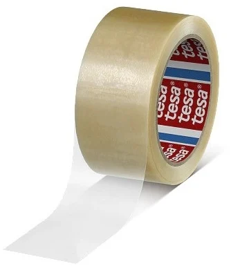 Banda adeziva Tesa, cauciuc natural, 48mm x 66m, transparenta