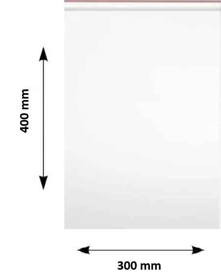 Pungi ziplock Clarina, 300 x 400 mm, 100/set