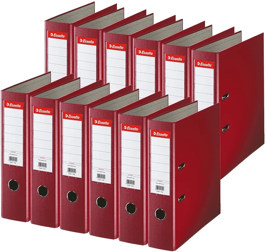 Biblioraft Economy, PP, A4, 75 mm, visiniu, 20 buc/set Esselte