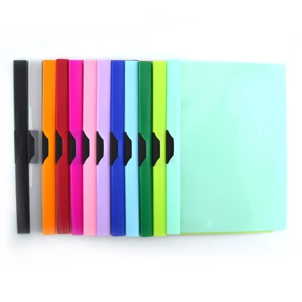 Dosar Office box, ColorLine, A4, cu clip 30 coli, diverse culori