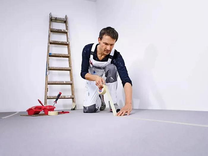 Banda adeziva de mascare din hartie 19 mm x 50 m Tesa – imaginea 3