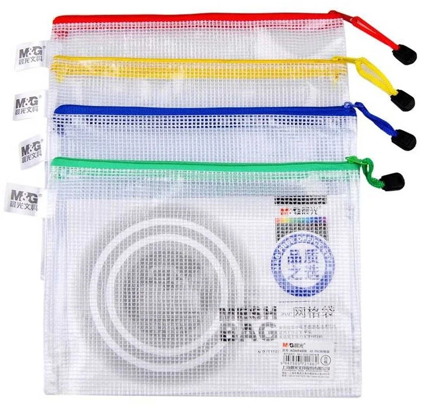 Pungi plastic ziplock, 230 x 120mm, diverse culori, M&G – imaginea 2