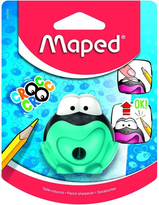 Ascutitoare simpla, cu rezervor, diverse culori, pe blister, Croc Signal Maped – imaginea 3