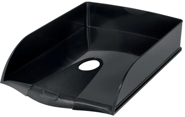 Tavita documente Recycle, PS cu amprenta CO2 neutra, partial reciclat, certificare Blue Angel, reciclabil, A4, negru, Leitz – imaginea 6