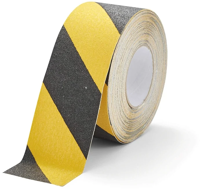 Banda anti-alunecare Grip, 75mm latime, galben-negru Durable